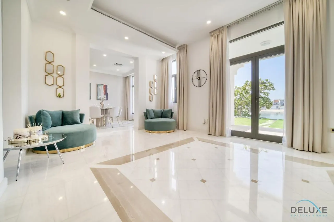 Signature 6Br Villa With Assistant Room And Private Pool In Frond F Palm Jumeirah By Deluxe Holiday Homes دبي 0*,