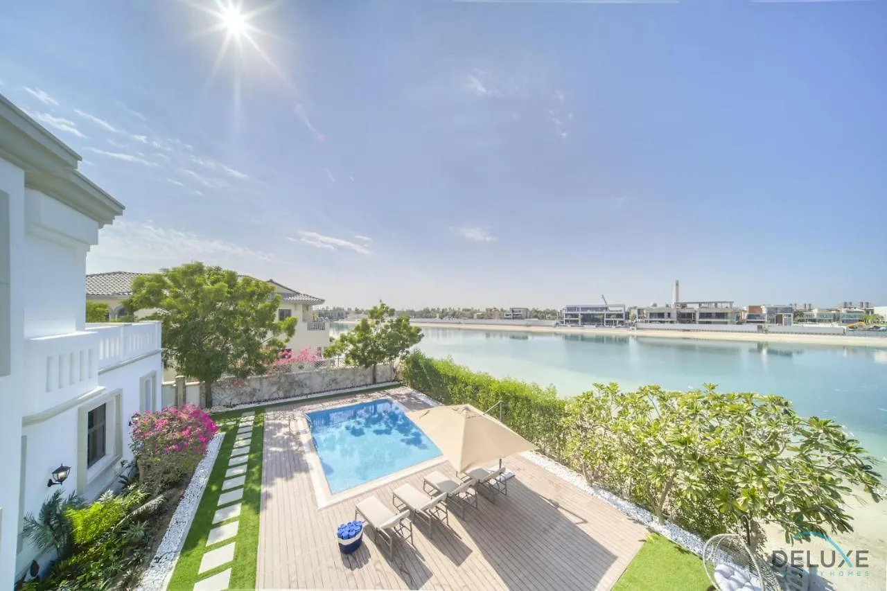 Signature 6Br Villa With Assistant Room And Private Pool In Frond F Palm Jumeirah By Deluxe Holiday Homes دبي 0*,